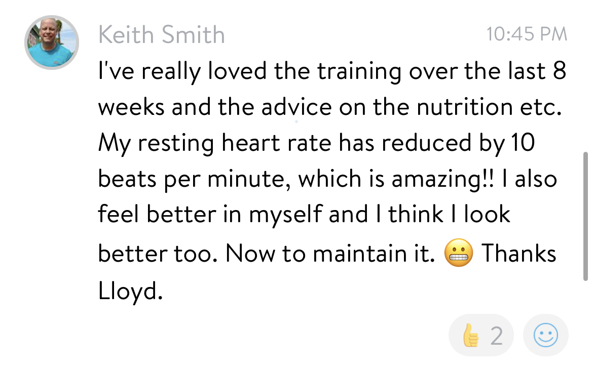Client testimonial